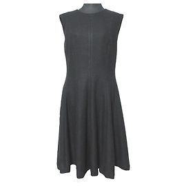 Theory SL.PEPLUM.DR CANVAS.TWEED Dress Black