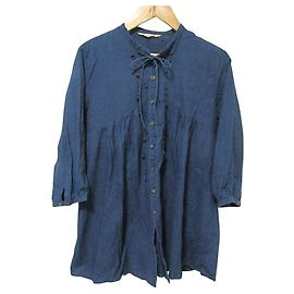 Autre Marque Blusa arricciata 45R Blu Altro