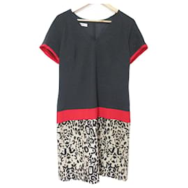 Autre Marque Robe Laurel Marron Multicolore