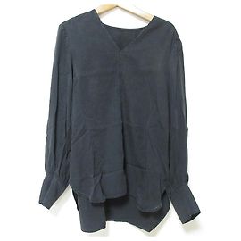 Autre Marque Tencel Denim Bluse ICB Schwarz
