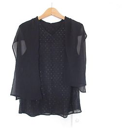 Autre Marque snidel Tie Sleeveless Blouse Pullover Black