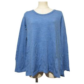 Autre Marque 45R Flare Knit Top Blue