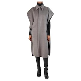Y'S Grey wool-blend coat - size S Grey