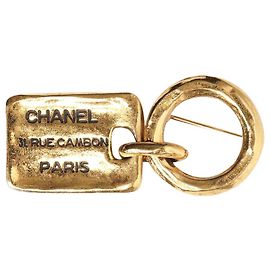 Chanel Goldbrosche 31 rue Cambon Golden