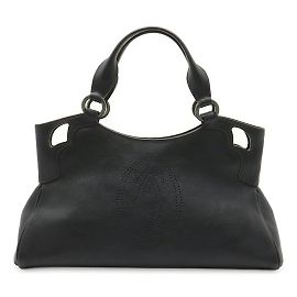 Cartier Marcello de Handbag Tote Bag Black