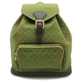 Louis Vuitton Monogram Mini Montsouris GM Rucksack Grün Khaki Monogramm