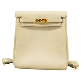Hermès Kelly Ad PM Rucksack in Vogue Gulliver Blue Pale Andere