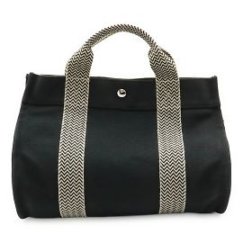 Borsa Tote PM Cannes di Hermès Nero Crudo