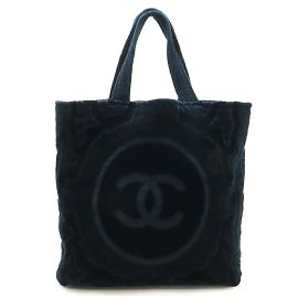 Chanel Coco Mark Beach Tote Black