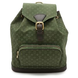 Louis Vuitton Monogram Mini Montsouris GM Rucksack Grün Khaki Monogramm