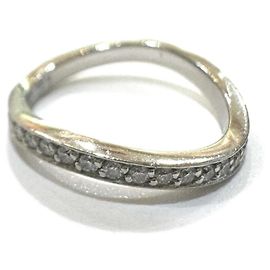 Anillo Eternity Full Diamond Ribbon de Chanel Pt950 Plata