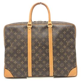 Louis Vuitton Monogram Briefcase Brown Monogram