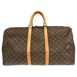 Louis Vuitton Keepall Bag Monogram Canvas 55 Brown