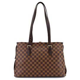 Borsa Tote Chelsea Damier Louis Vuitton Marrone Damier ebene