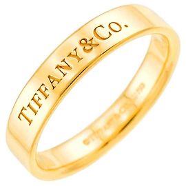 Tiffany & Co. 18K Yellow Gold Flat Band Ring Yellow
