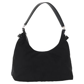 Borsa a Spalla Vala in Nylon Salvatore Ferragamo Nero