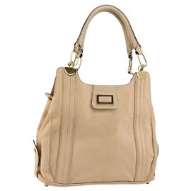Chloé Sac tote vintage en cuir Chloe Beige