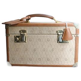 Dior Vanity Bag Honey Beige Canvas and Leather Beige