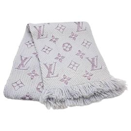 Sciarpa Mania Duo Louis Vuitton Marrone Porpora