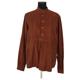 Miu Miu Top en coton marron Marron