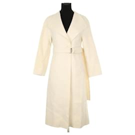 Maje White wool coat White