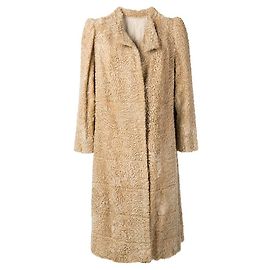Autre Marque A.N.G.E.L.O. Vintage Cult Beige Persian Fur Coat Beige