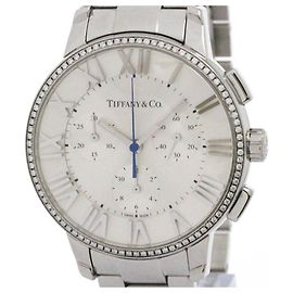 Tiffany & Co Relógio masculino Tiffany Atlas Dome em aço inoxidável com diamante e quartzo Outro