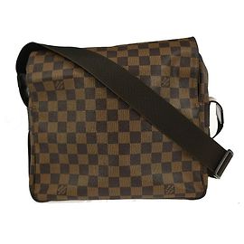 Sac à main Naviglio Damier Louis Vuitton Marron