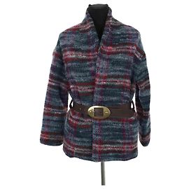 Bash Cappotto in lana multicolore Multicolore