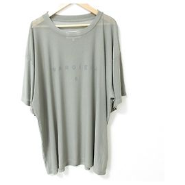 Maison Martin Margiela Camiseta de malla oversize MM6 Maison Margiela Verde Caqui