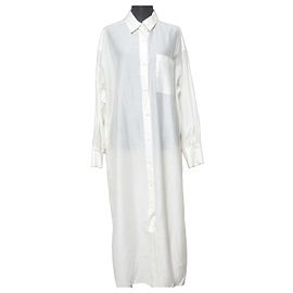 Autre Marque Vestido Longo de Lyocell IENA Cru