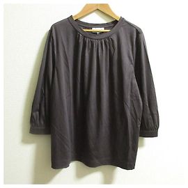Autre Marque Pullover in cotone a maglia fine Mackintosh Marrone Grigio antracite