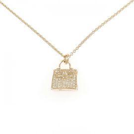 Hermès Collana Hermes Kelly 0,21CT D'oro
