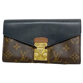 Portefeuille Long Pallas Monogram Louis Vuitton Noir