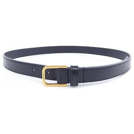 Saint Laurent Standard Black Belt Black