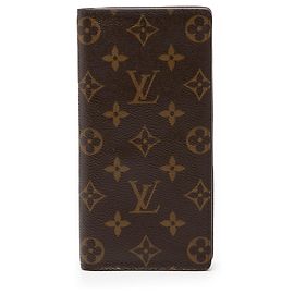 Portafoglio Brazza Monogramma Marrone Louis Vuitton Marrone