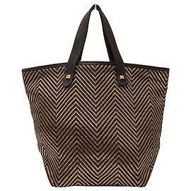 Sac à main Hermès Kaba Chennai PM en cuir marron doré Marron