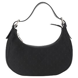 Céline Celine Ava Bag Macadam canvas Black