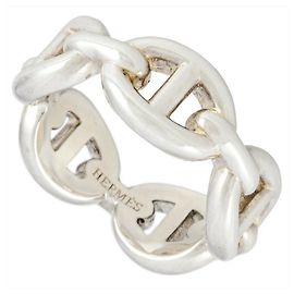 Anello Chaine d'Ancre PM di Hermès Argento