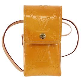 Étui à cigarettes Walker Louis Vuitton Monogram Vernis Mini Jaune