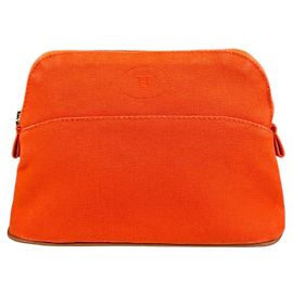 Pochette Cosmetica Mini Bolide Hermès Rosso Arancione