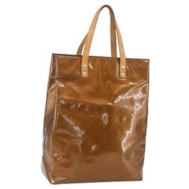 Borsa Reade Monogram Vernis MM Louis Vuitton Marrone