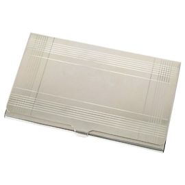 Tiffany & Co. Sterling Silver Card Case Silvery