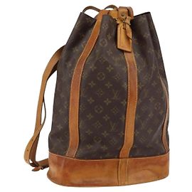 LOUIS VUITTON Bolsa de Ombro Monogram Randonnee GM M42244 LV Auth 150161 Monograma
