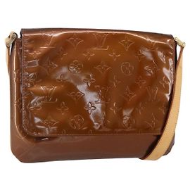 LOUIS VUITTON Bolsa Thompson Street Monogram Vernis Bronce M91124 LV Auth 147761 Bronce