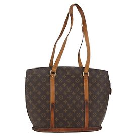 LOUIS VUITTON Bolsa Tote Babylone Monogram M51102 LV Auth BA6274 Monograma