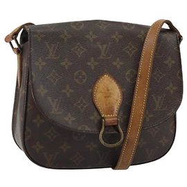LOUIS VUITTON Bolsa de Ombro Monogram Saint Cloud GM M51242 LV Auth BA6306 Monograma