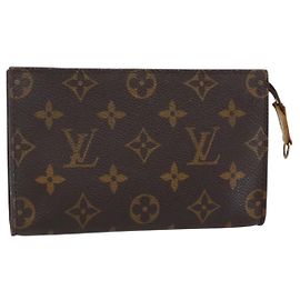 LOUIS VUITTON Monogram Bucket PM Accessory Pouch LV Auth 145084 Monogram