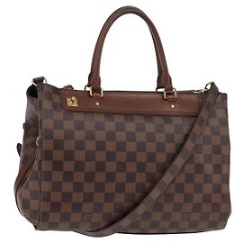 LOUIS VUITTON Damier Ebene Greenwich Handtasche 2way N41337 LV Auth 143834 Damier ebene
