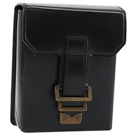 LOUIS VUITTON Borsa a Spalla Pister Pelle Nera M92222 LV Auth bs30025 Nero